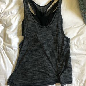 Gray lululemon tank